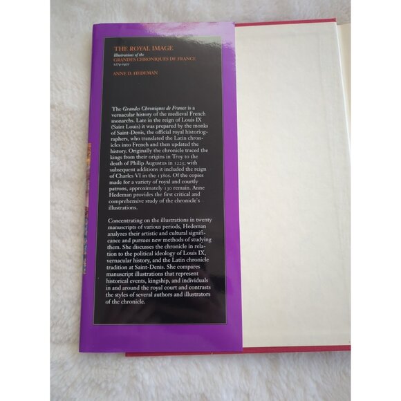 The Royal Image: Illustrations of the Grandes Chroniques de France 1991 Hedeman - Picture 2 of 9